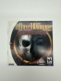 The Ring Terrors Realm Sega Dreamcast Manual Booklet ONLY Great Condition