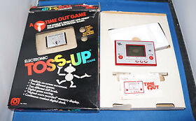 1980s MEGO CORP TOSS UP GAME & WATCH NINTENDO ELECTRONIC HANDHELD TIME OUT BALL