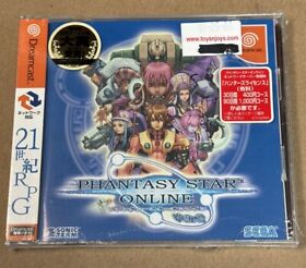 Phantasy Star Online Ver. 2 Sega Dreamcast DC Japan Import New Factory Sealed