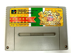 SNES Kirby Super Star Super Deluxe Nintendo Super Famicom SFC JAPAN