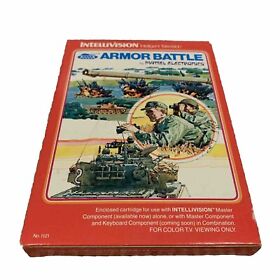Vintage 1979 Armor Battle Intellivision Video Game in Original Box & Instruction
