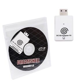 TF Card Reader Adapter for Dreamcast for Console and with DreamShe