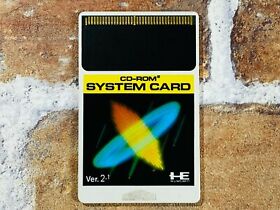 SUPER SYSTEM CARD CD-ROM2 Ver 2.1 PC Engine NEC Japan JP Card Only