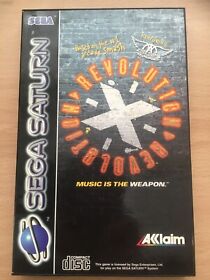 Revolution X. Sega Saturn. PAL. Good Condition.