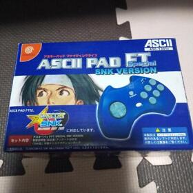 ASCII Pad FT Special SNK Version Dreamcast DC Blue Controller  From Japan