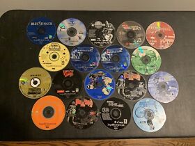Lot of 18 Sega Dreamcast Games NOT Working Discs Only As Is House of Dead & More