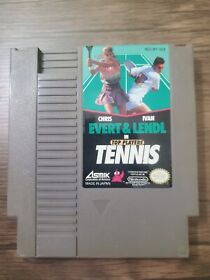 Chris Evert & Ivan Lendl in Top Players Tennis NES Nintendo TESTED FREE SHIPPING