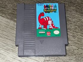 Color A Dinosaur Nintendo Nes Cleaned & Tested Authentic