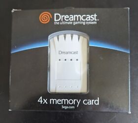 SEGA Dreamcast Official 4x Memory Card BRAND NEW