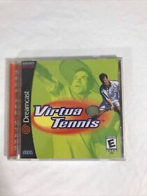 Virtua Tennis Complete With Manual (Sega Dreamcast, 2000) Nice Disc