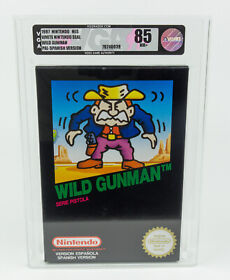 Nintendo NES *Wild Gunman* Nuevo/Nuevo VGA 85 Casi Nuevo+ Versión Español