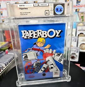 Paperboy NES 1a Impresión Negro Redondo SOQ TOP of Pop 2 Sellado VGA WATA CGC Nintendo