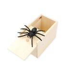 Caja de madera para asustar a la broma de la araña para Halloween
