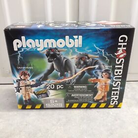 PLAYMOBIL Ghostbusters Terror Dogs 9223 Venkman and Dana New In Sealed Box