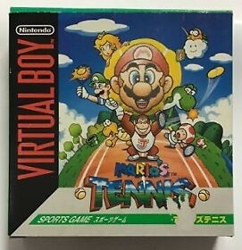 Brand New Mario Tennis Nintendo Virtual Boy Japan Import Rare Good Condition
