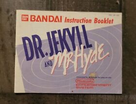 Dr. Jekyll and Mr. Hyde Nintendo NES Manual Only