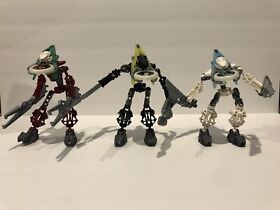Pre-owned Lego Bionicle Lot 8614, 8618, 8619. Includes Disks. No Instructions