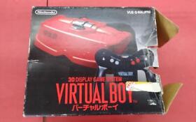 Nintendo Virtual Boy Console System Vintage Retro Game with Box, Set Tested