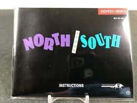 North And South - Nintendo NES - Manual ONLY - Good (Not Faded) - SAFE SHIP!