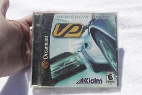 Vanishing Point Sega Dreamcast CIB Complete TESTED manual has water damage
