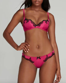 AGENT PROVOCATEUR Molly Brief Pink/Black Size AP 5 BNWT
