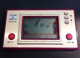 [ in hand ] Nintendo Game & Watch CHEF FP-24 Wide Screen