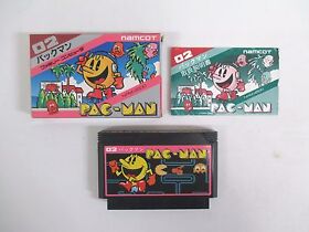 PAC MAN -- Boxed. Famicom, NES. Japan game. Work fully. 10438
