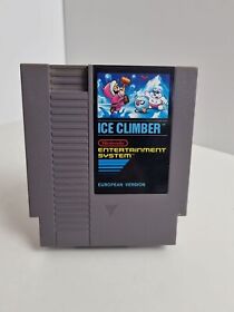 NES Ice Climber PAL Nintendo only Cartridge