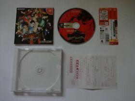 Sega Dreamcast "Street Fighter III 3rd STRIKE" DC CAPCOM w/Obi Hagaki From Japan