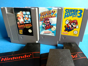 3X Super Mario für NES - Super  Mario Bros. 1 + 2 + 3 - (gebraucht)