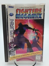 Sega Saturn Fighters Megamix Game Complete (Fighting Vipers, Virtual Fighter 2)