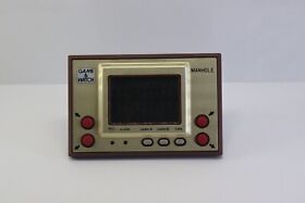 Nintendo Game & Watch GS Manhole MH-06 Made in Japan 1981 As-is Condition