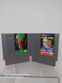 Tecmo Super Bowl (Nintendo NES, 1991)  + Tecmo Bowl lot - AS-IS READ 
