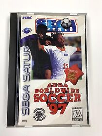 Worldwide Soccer 97 - Sega Saturn - Complete in Box CIB 