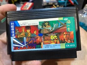 Juego Famicom NES CK-013 4 en 1 Contra Force, RedPig, Ninja Rykenden3, Double Dragon3