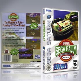 Sega Saturn Custom Case - NO GAME - Sega Rally Championship