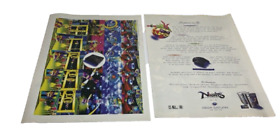 Nights Into Dreams Sega Saturn Game Promo 1996 Full 2 Page Print Ad