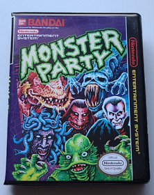 Monster Party CASE ONLY Nintendo NES Box BEST QUALITY AVAILABLE