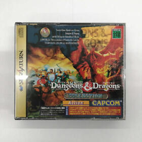 Sega Saturn Software Action Capcom Dungeons & Dragons Collection Used Japan