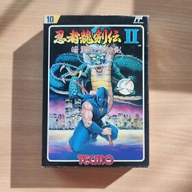 Ninja Ryukenden 2 (Ninja Gaiden 2) Nintendo Famicom Boxed Missing Manual Sun...