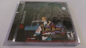 The Last Blade 2: Heart of the Samurai (Sega Dreamcast 2001) New, sealed Mint