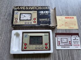 Nintendo Game & Watch Game COMPLETE & IN BOX - MANHOLE - *** INCL 2 NEW BATT ***