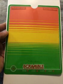 Scramble (GCE/MB Vectrex, 1982) Bandai Overlay Only