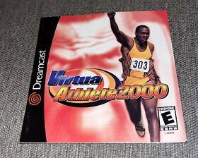 Virtua Athlete 2000 (Instruction Manual Only) Sega Dreamcast Authentic
