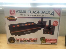Atari Flashback 4 Classic Game Console 2 Controllers - Built-In 75 Atari Games