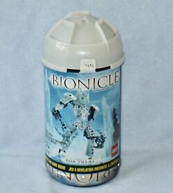 New 2004 Lego Bionicle - Toa Metru NUJU 8606 - Limited Edition Glitter Canister