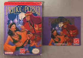 Nintendo NES Original Game Box Prince Of Persia W/ Manual *GREAT FIND*