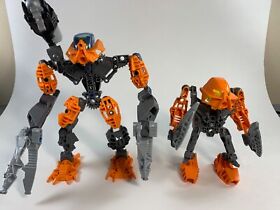 LEGO Bionicle Toa Pohatu Phantoka and Solek Matoran Several Cracked Joint Pieces