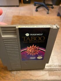 Taboo The Sixth Sense Nintendo NES