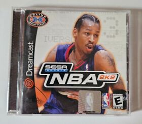 NBA 2K2 Sega Dreamcast Video Game 2001 CIB W/ Manual Basketball